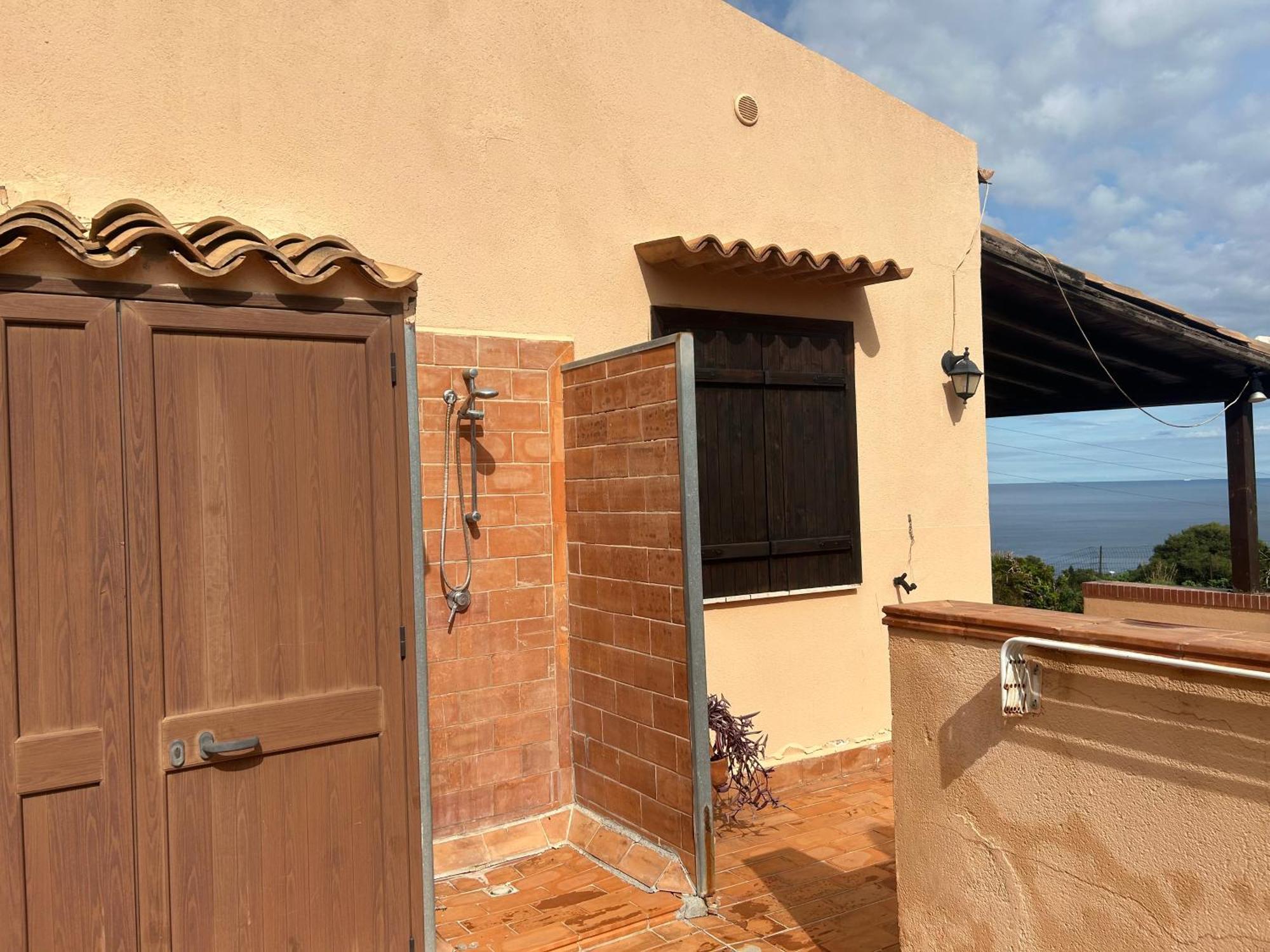 カステッランマーレ・デル・ゴルフォ La Terrazza Su Pispisaヴィラ エクステリア 写真